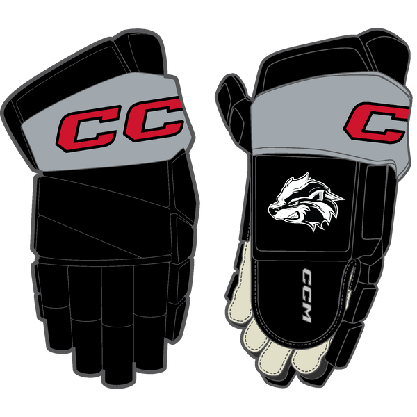 Allegheny Badgers CCM 85C Custom Gloves Junior